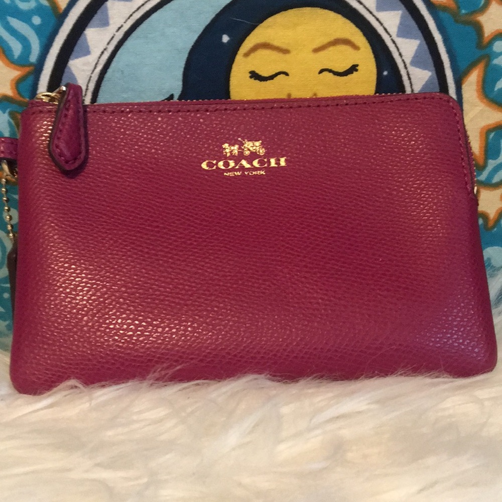 Magenta Coach Wallet